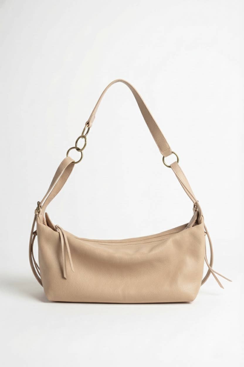 Luna Link Shoulder Bag: Brown