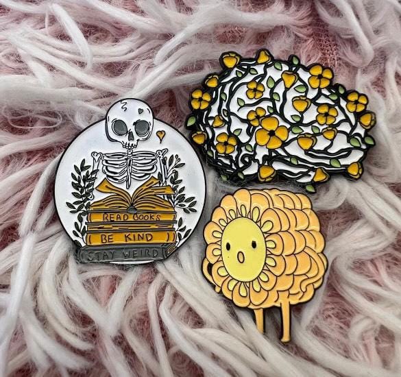 Water Your Mind Enamel Pins