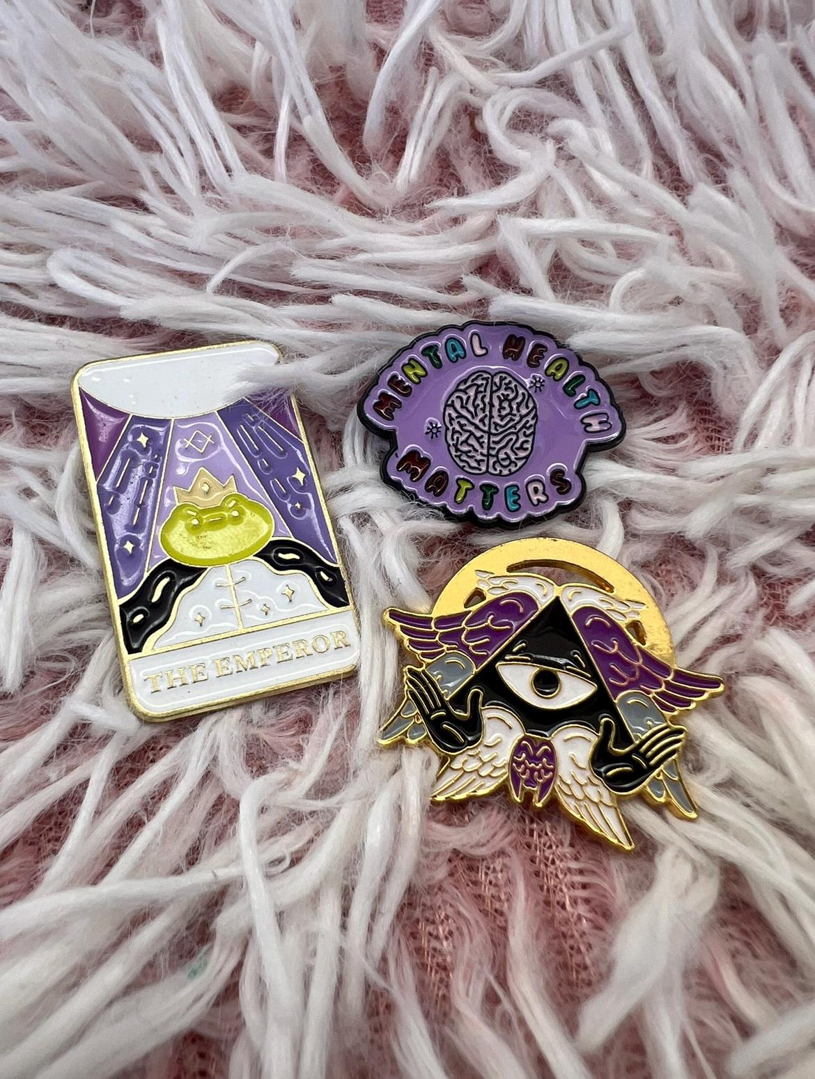 Mature Masculine Enamel Pins