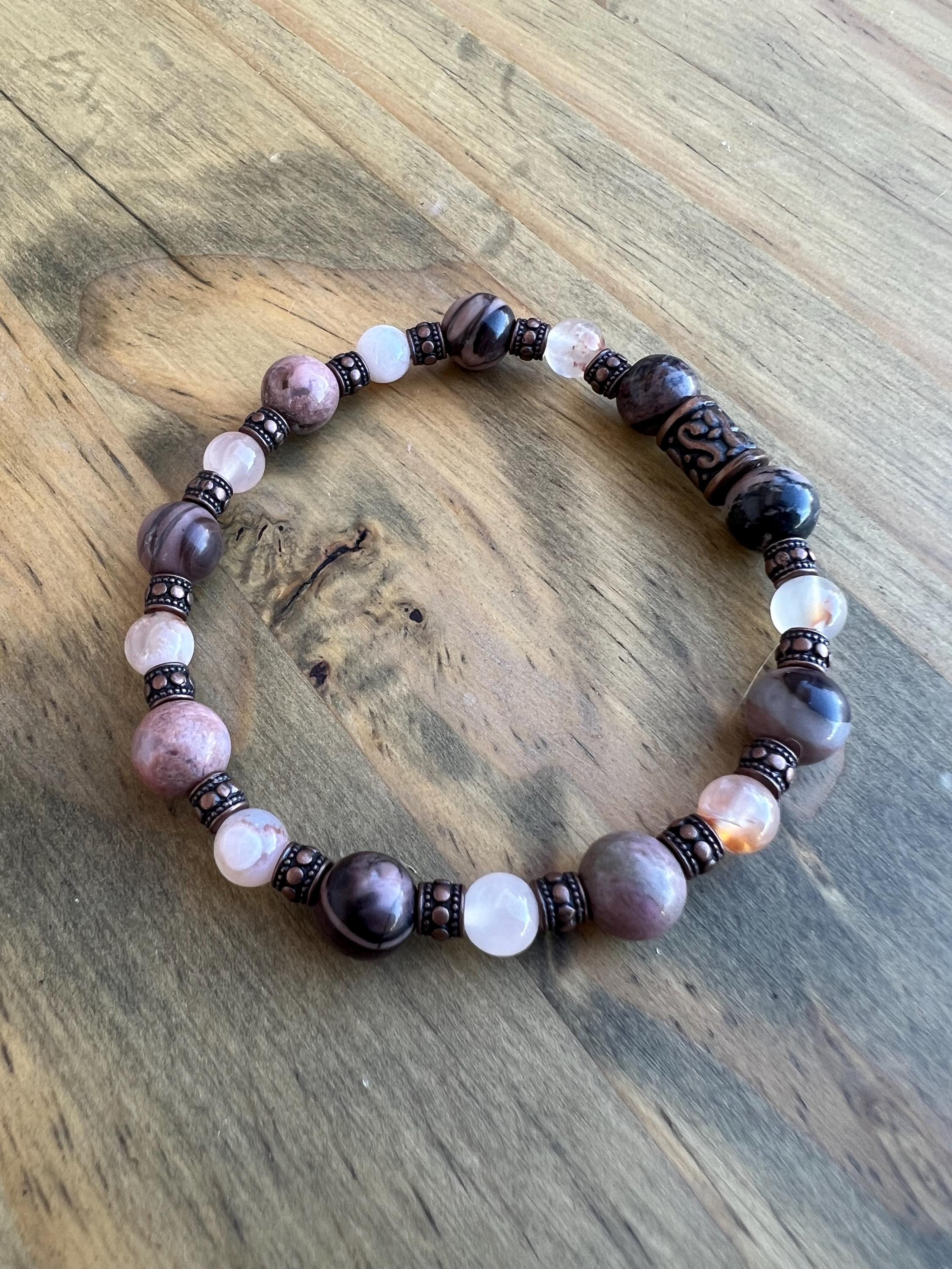 Rhodonite Crystal Bracelet