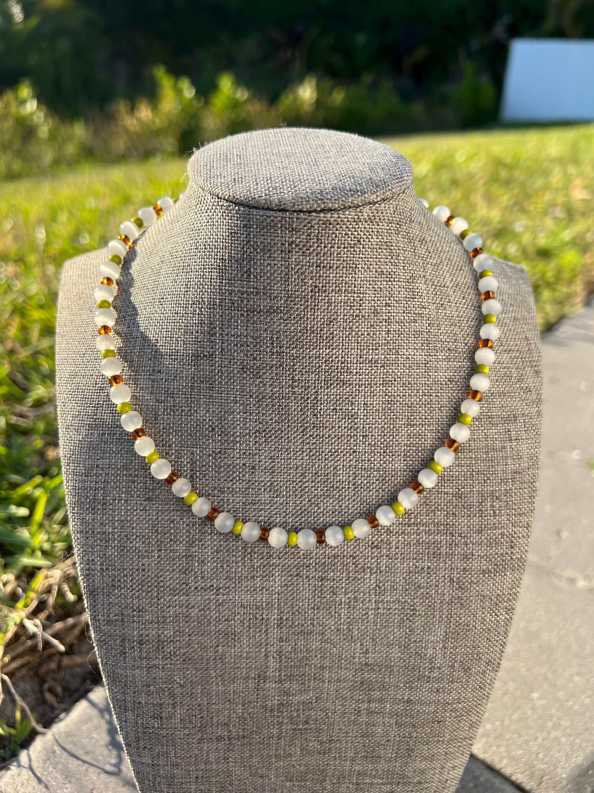 Cat Eye Crystal Choker Necklace