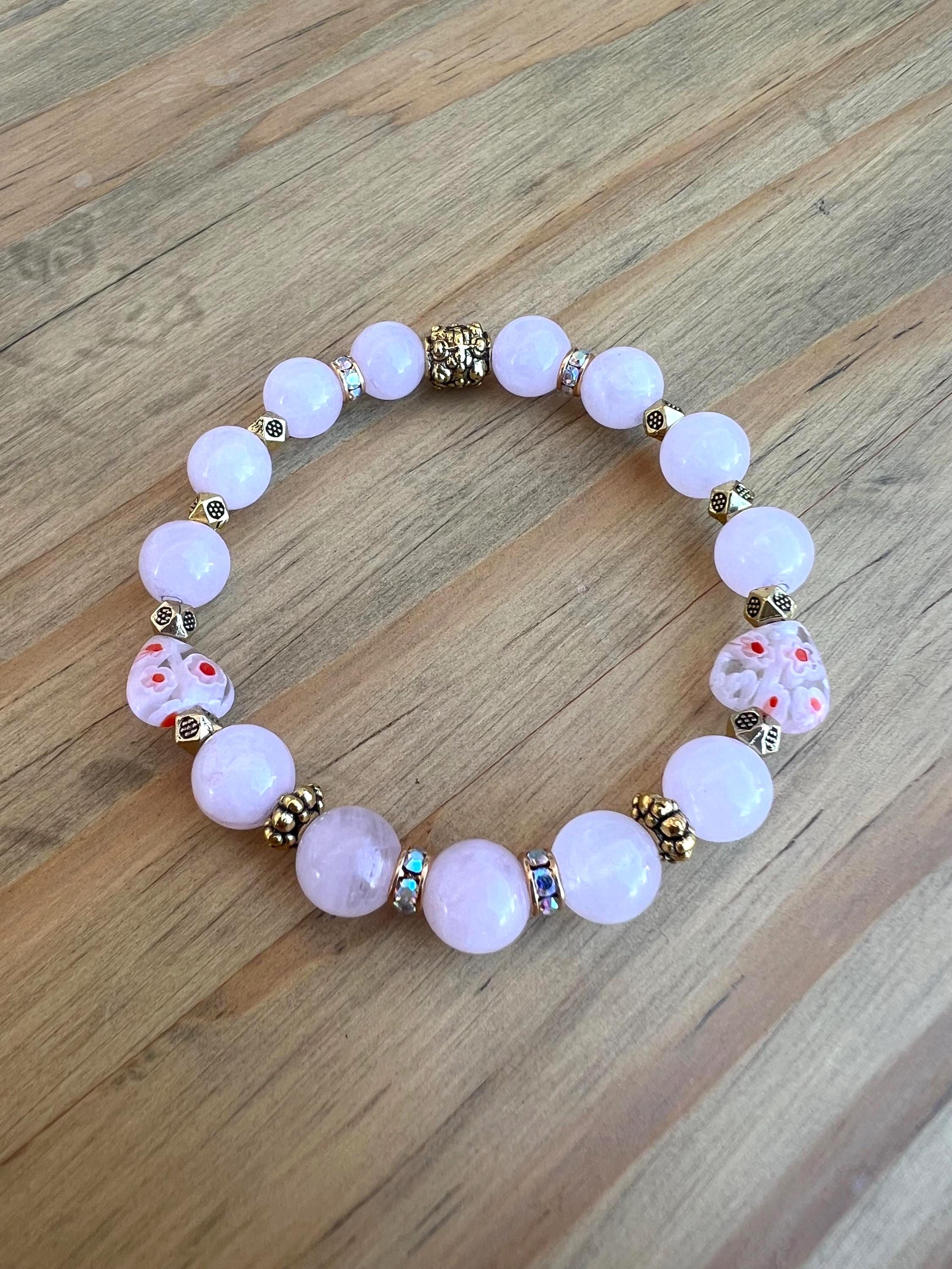 Rose Quartz Crystal Bracelet