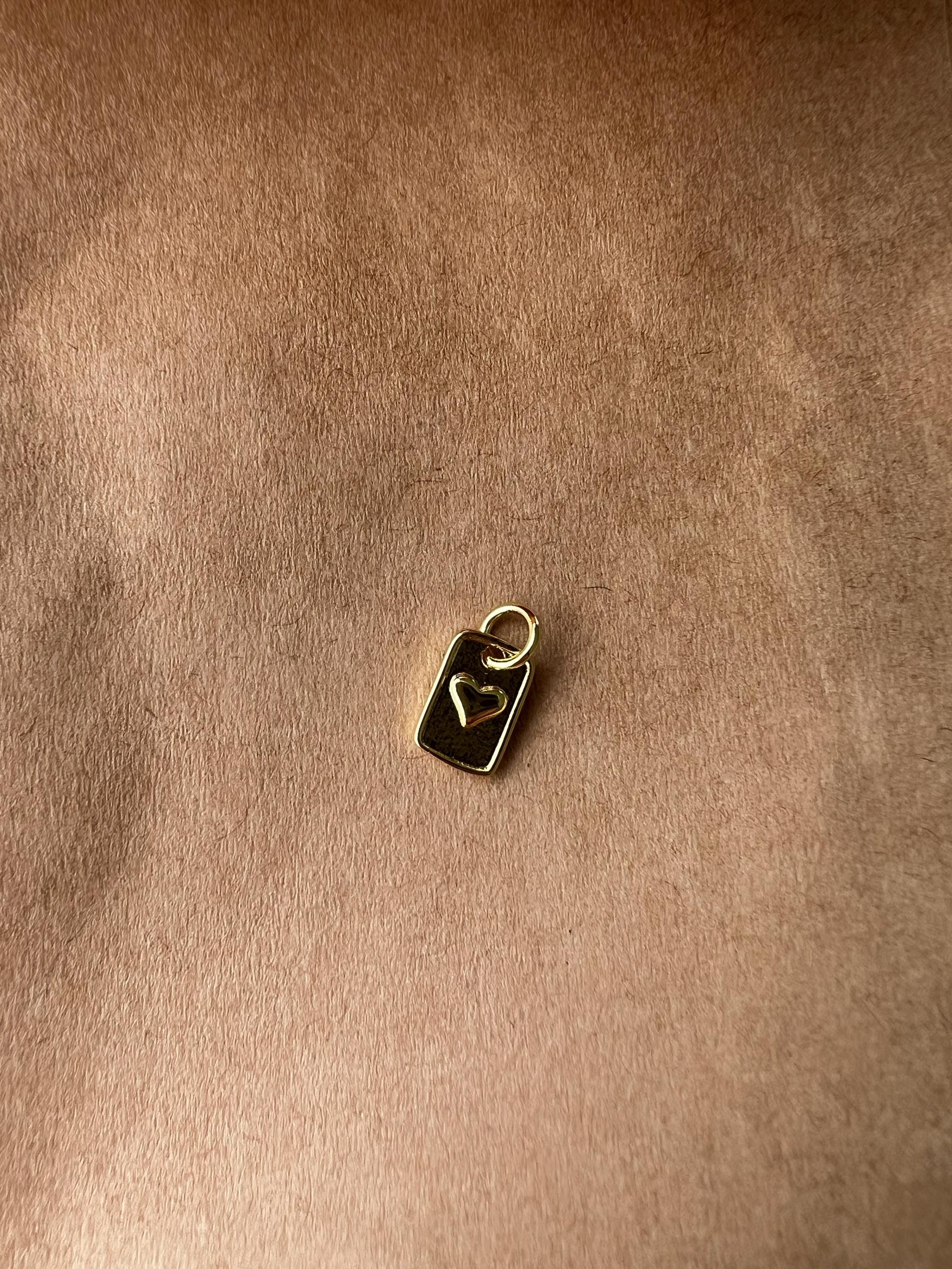 Gold Plated Heart Charm