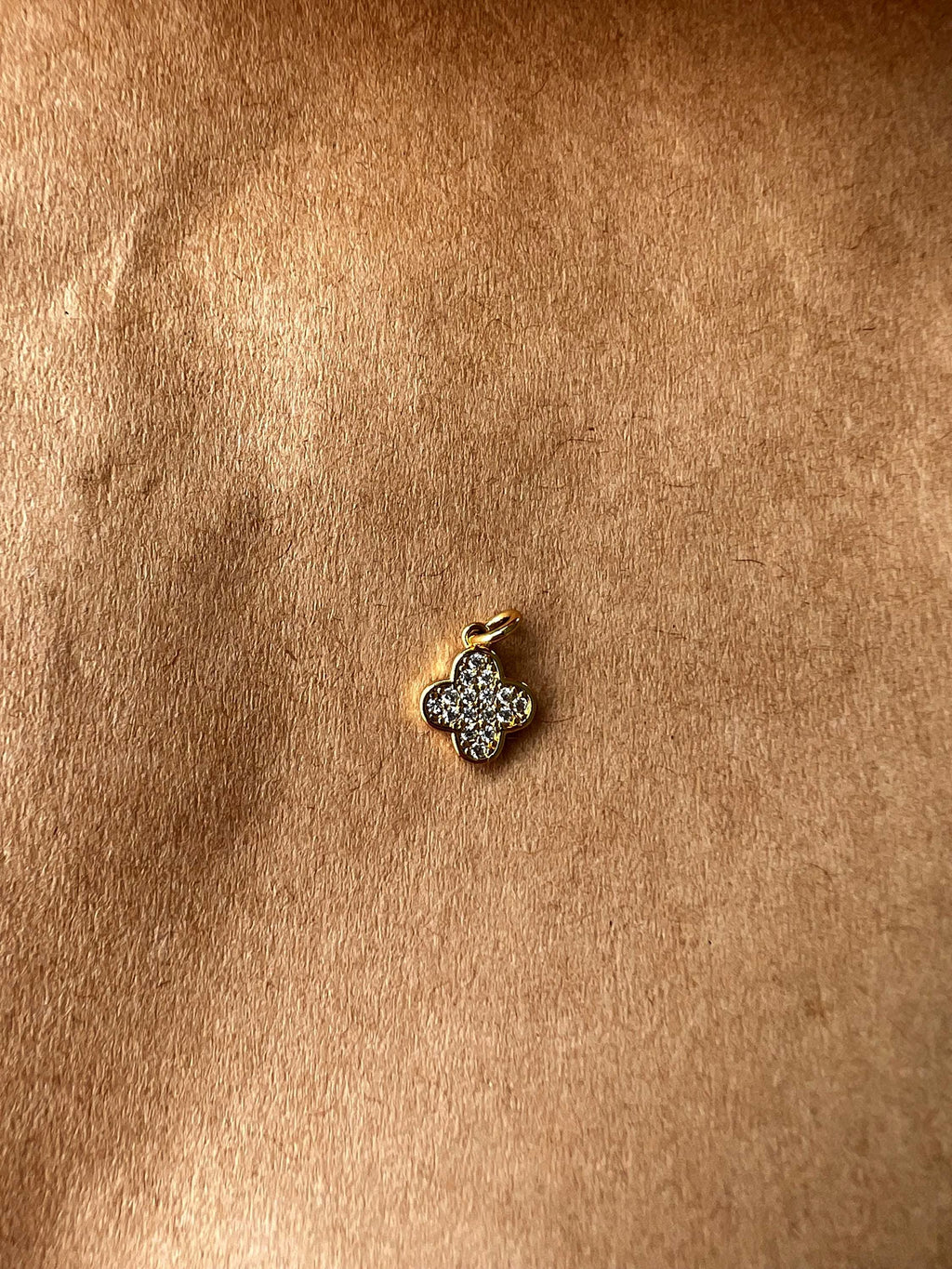 Clover Gold Plated Charm