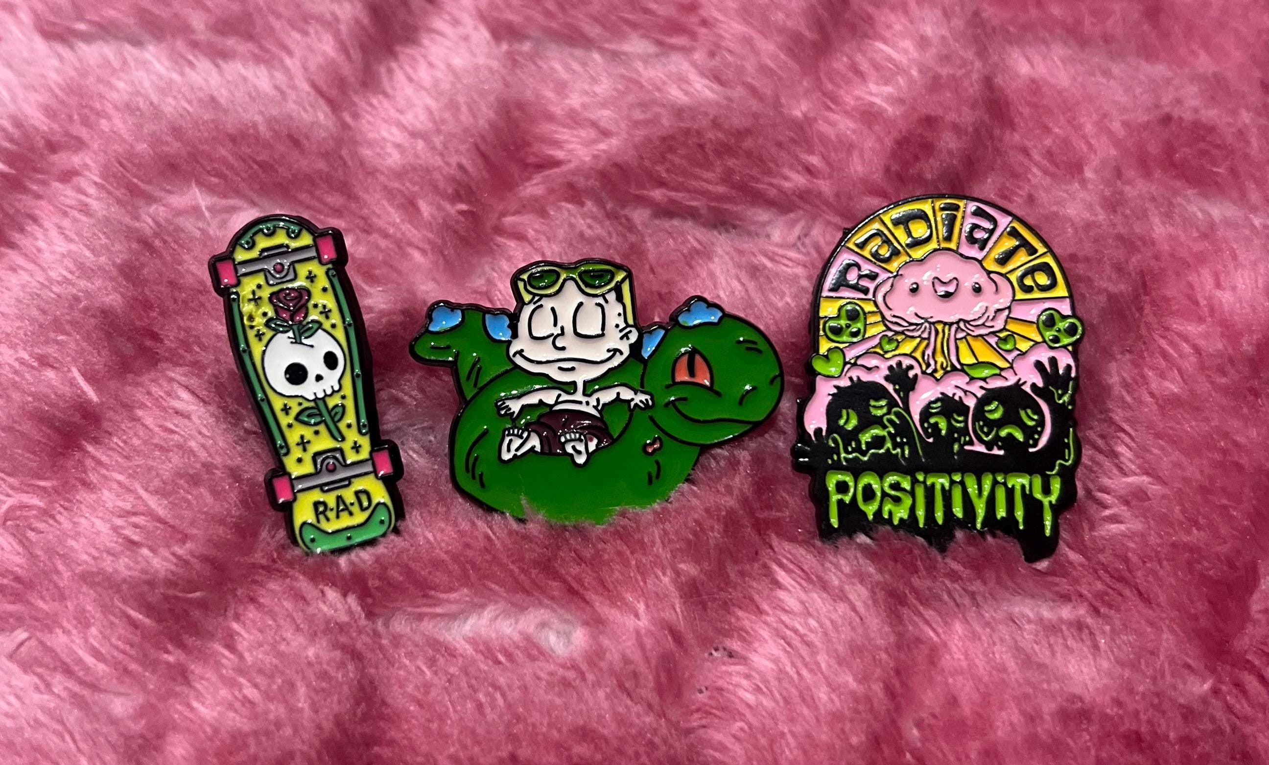 Positive Vibes Enamel Pins