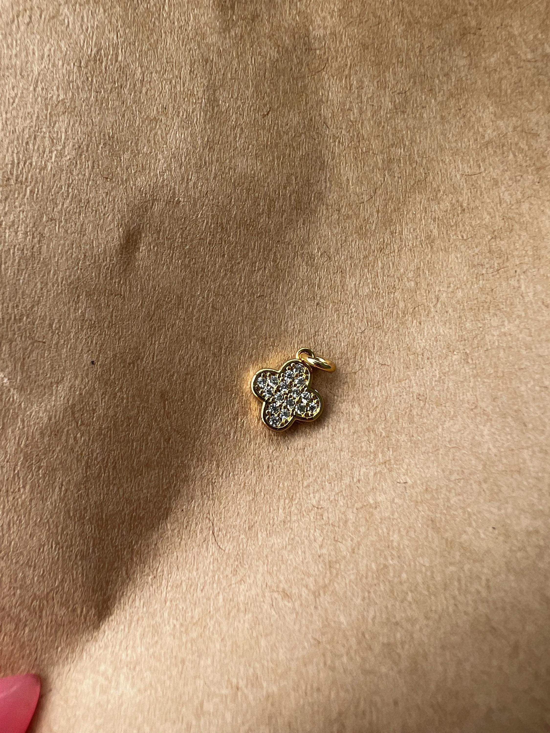 Clover Gold Plated Charm