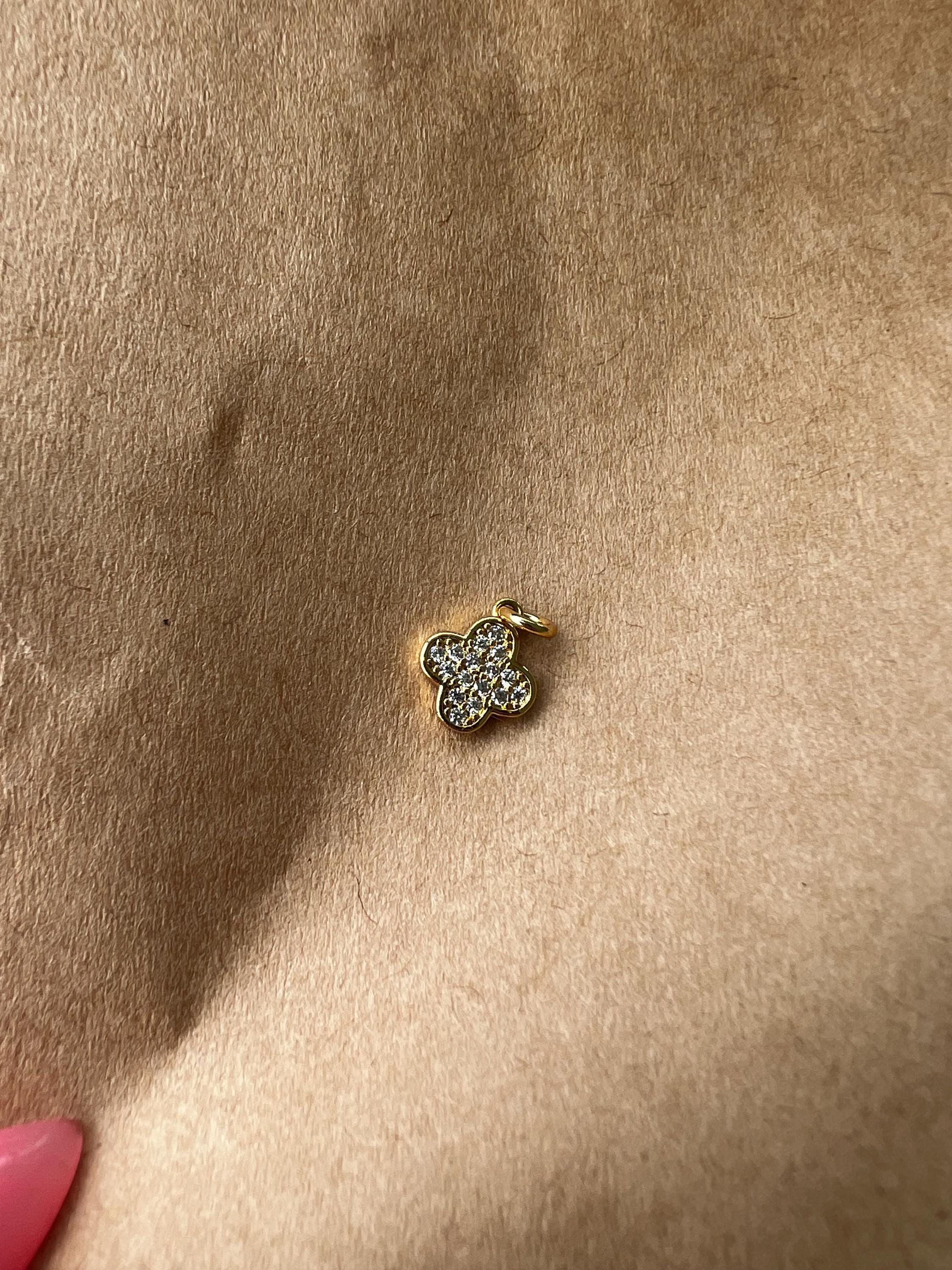 Clover Gold Plated Charm
