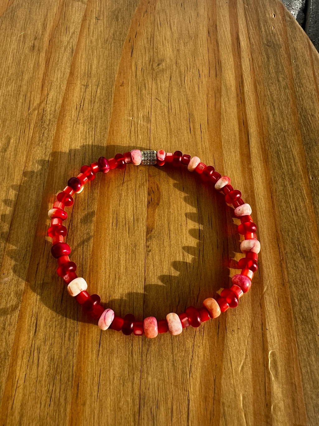 Opal Mother Of Pearl Crystal Bracelet