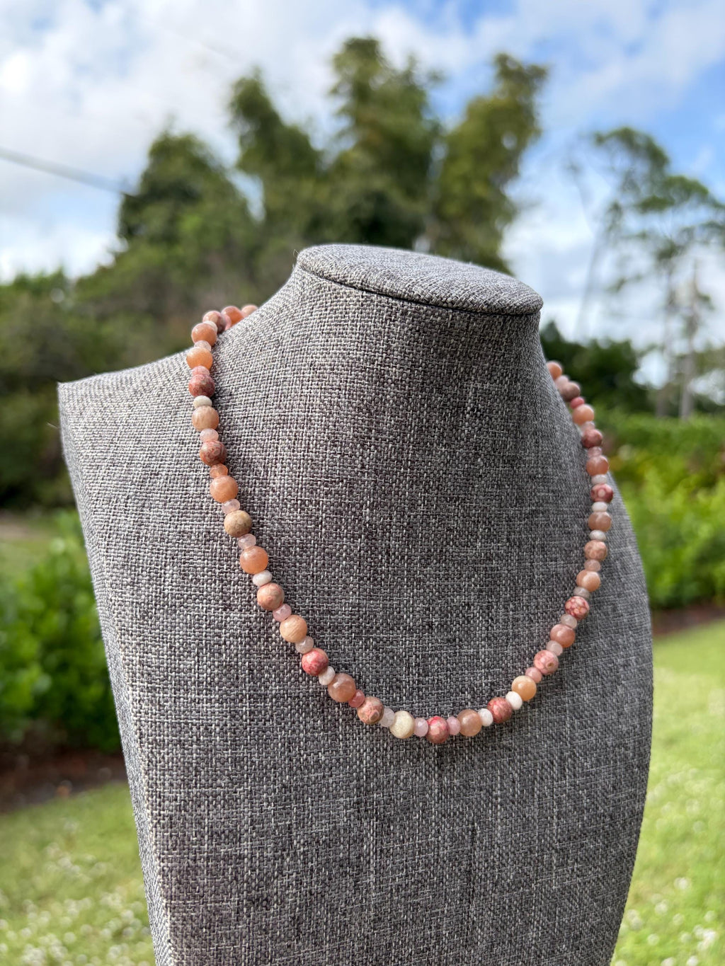 Mafian Jasper Crystal Necklace