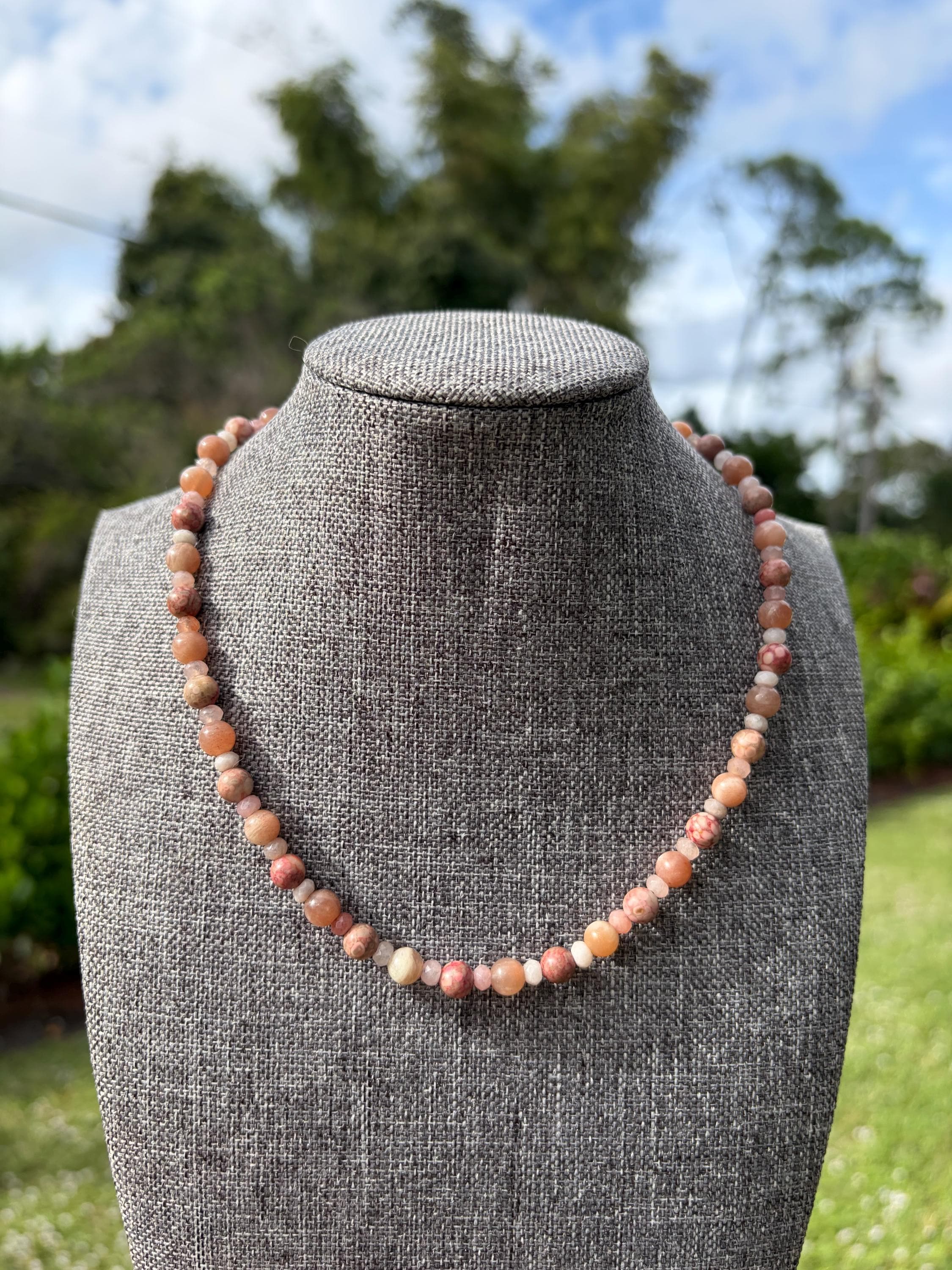 Mafian Jasper Crystal Necklace