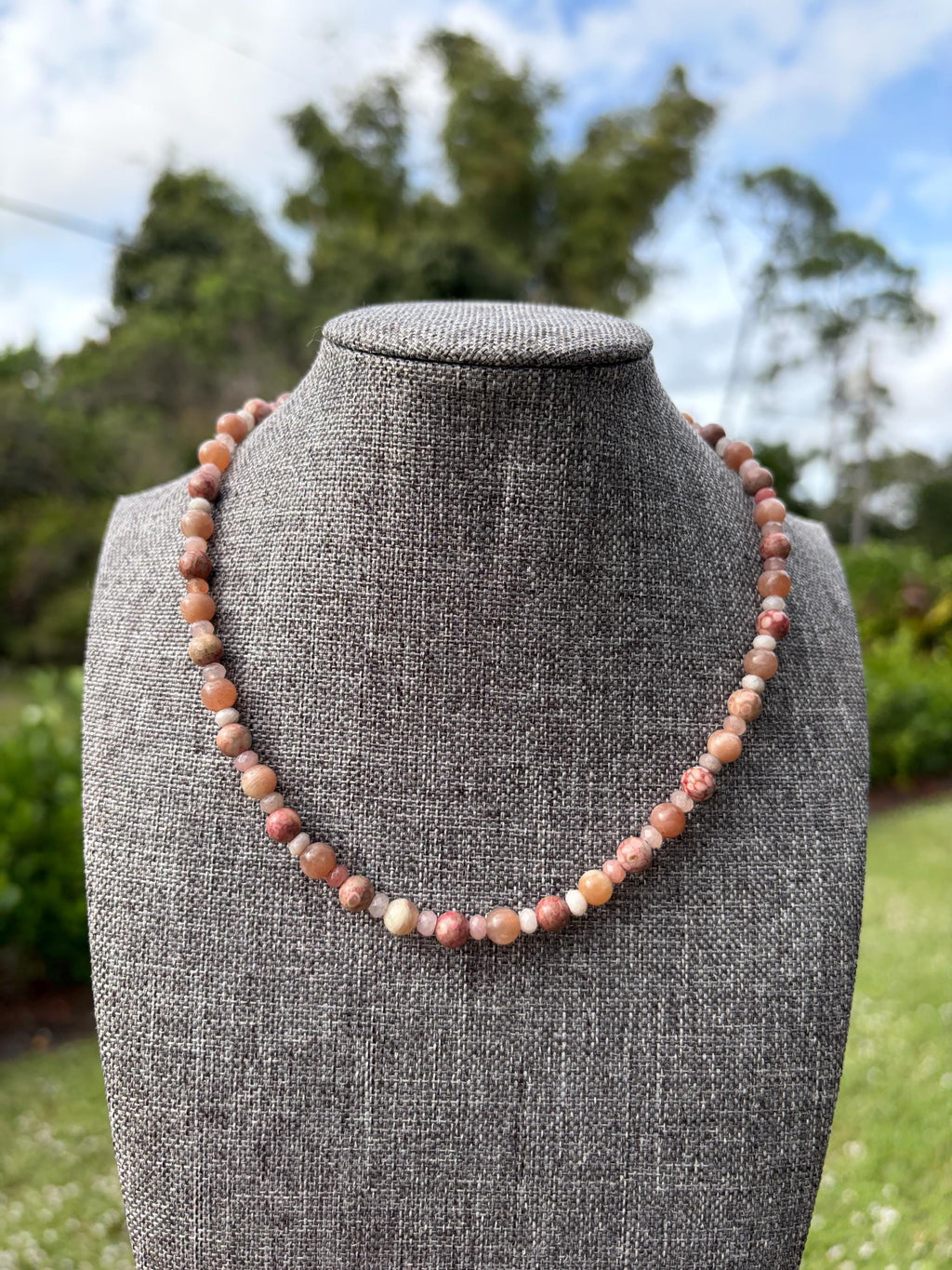 Mafian Jasper Crystal Necklace