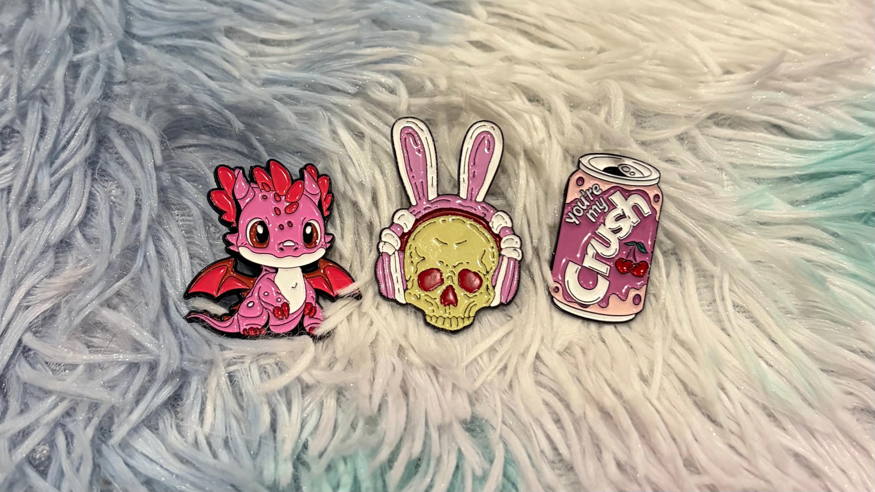 Sugar + Skulls Enamel Pins